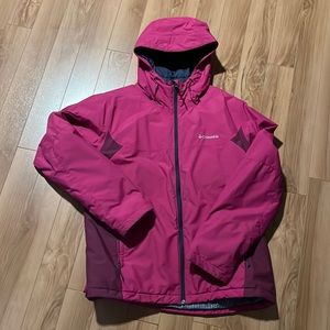 Womens Size XL Pink Columbia Winter Jacket